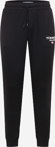 Tommy Jeans Pants in Black: front