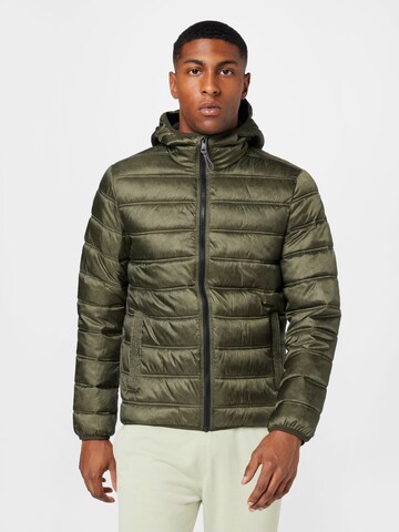 QS Between-Season Jacket in Green: front