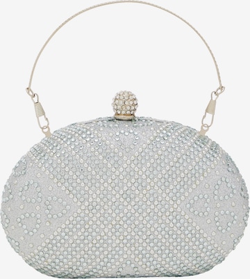 FELIPA Clutch in Silver: front