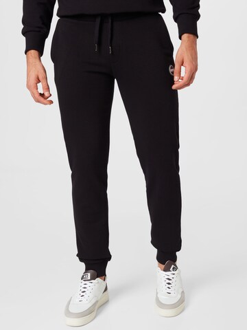 Colmar Tapered Pants in Black: front