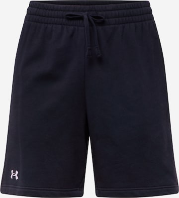 UNDER ARMOUR Regular Sports trousers in Black: front