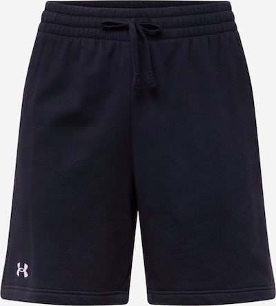 UNDER ARMOUR Calças de desporto em preto / branco, Vista do produto