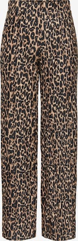 Wide Leg Pantalon 'ONLBISA' ONLY en noir : devant