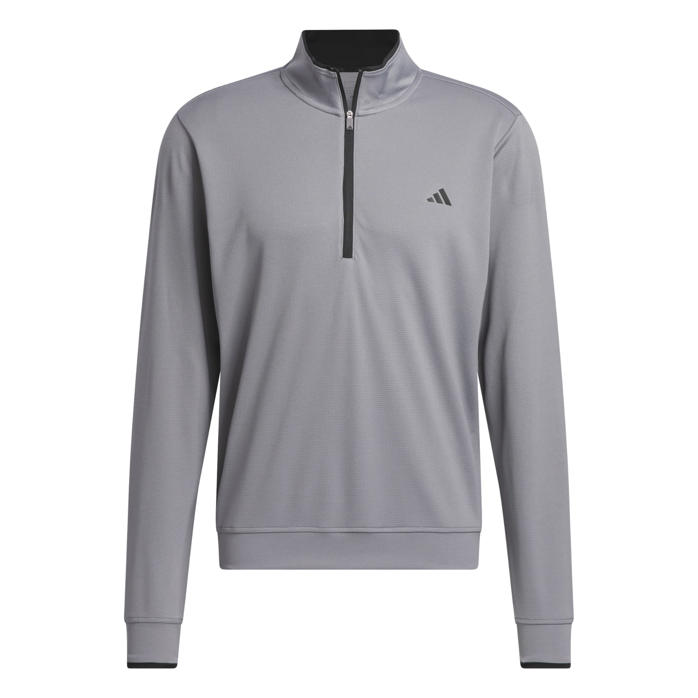 ADIDAS GOLF Performance shirt 'Lightweight Half-Zip' in Grey: front