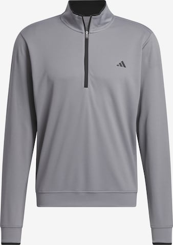 ADIDAS GOLF Athletic Sweatshirt in Grey: front