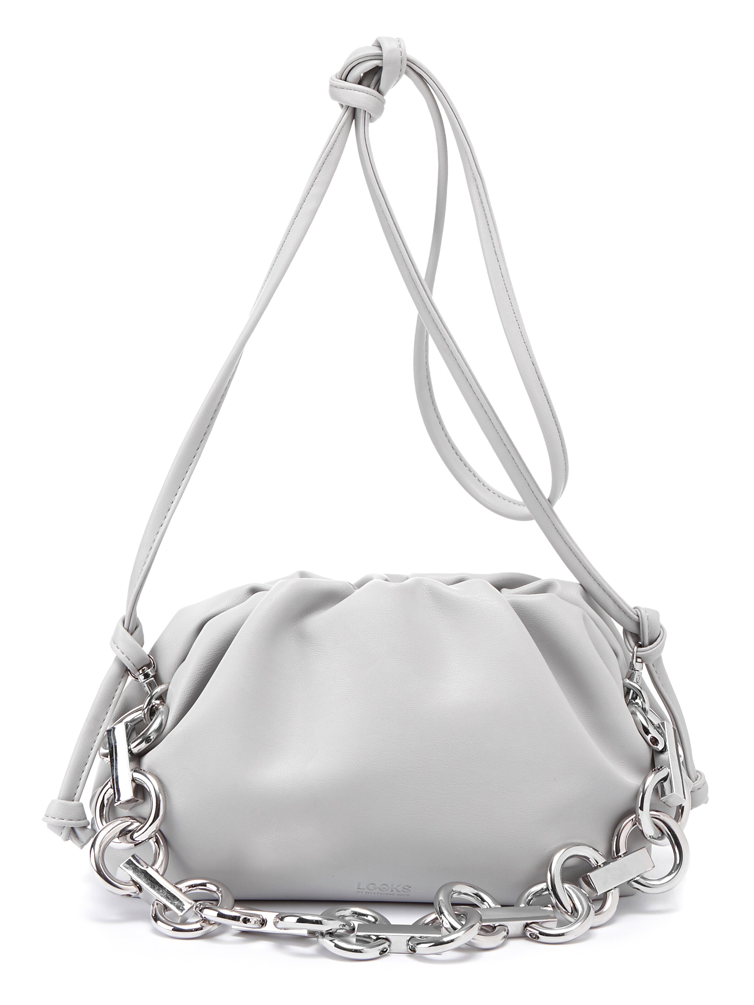 Sac bandoulière LOOKS by Wolfgang Joop en gris : devant