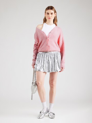 VILA Knit cardigan 'VIHAURI' in Pink