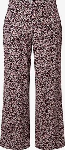 Ulla Popken Wide Leg Hose in Mischfarben: Vorderseite