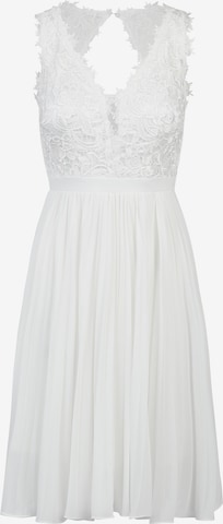 Robe de cocktail Kraimod en blanc : devant