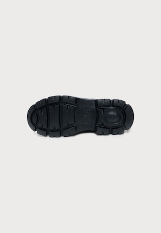 Boots stringati di Karl Lagerfeld in nero