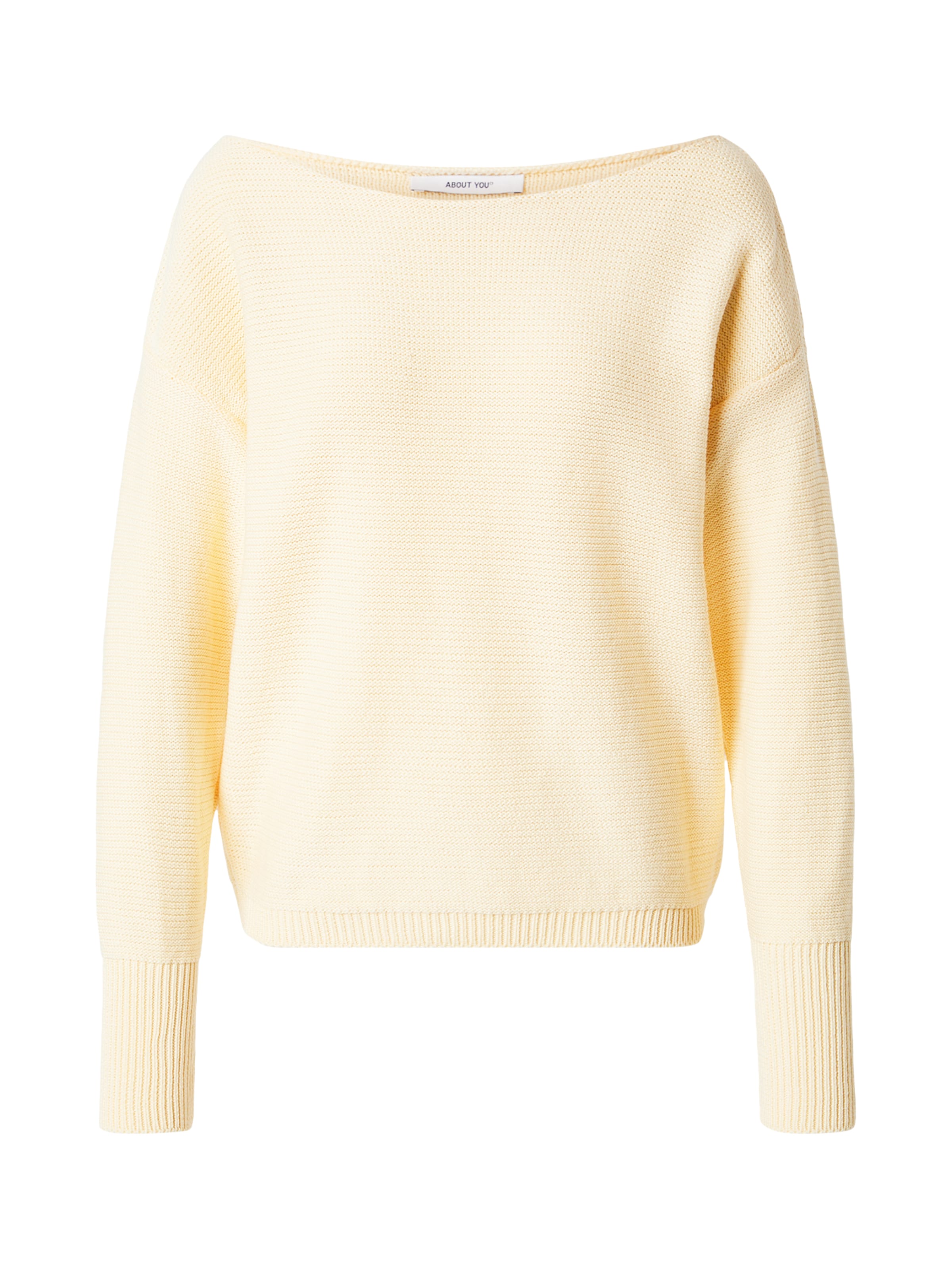 ABOUT YOU Sweater 'Amanda' in Yellow: front