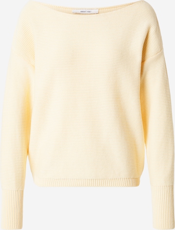 ABOUT YOU Pullover 'Amanda' in Gelb: Vorderseite