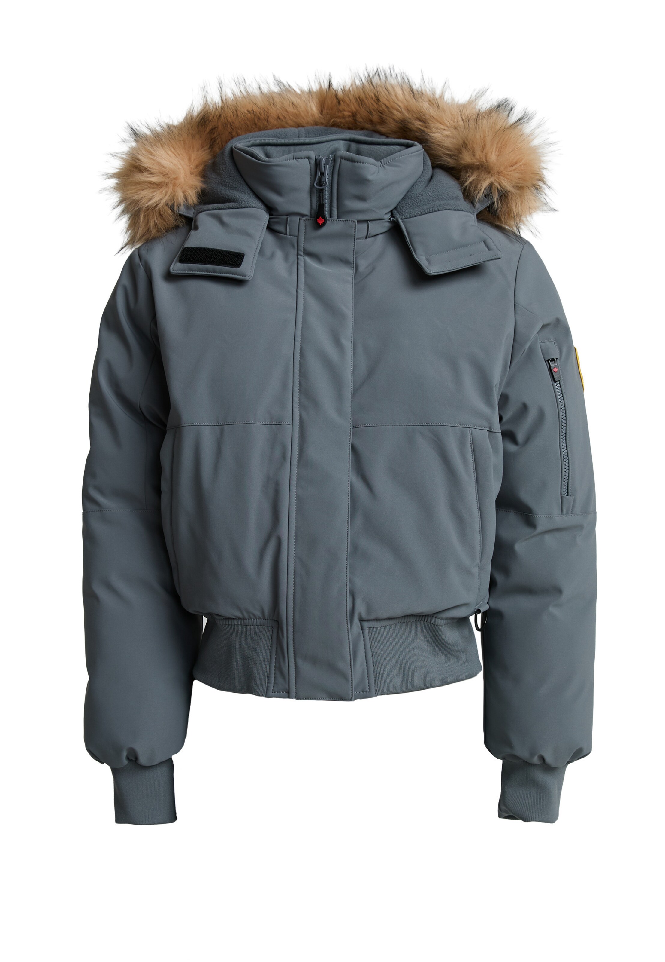 Zavetti Canada Winterjas 'Olivia' in Grijs: voorkant