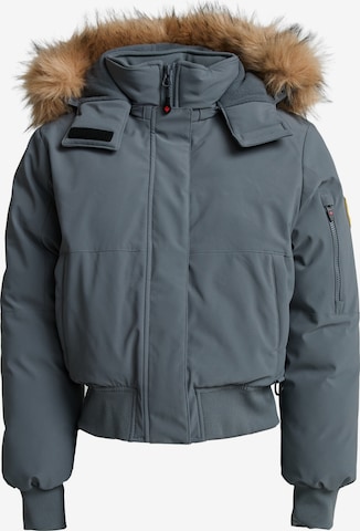 Zavetti Canada Winterjas 'Olivia' in Grijs: voorkant