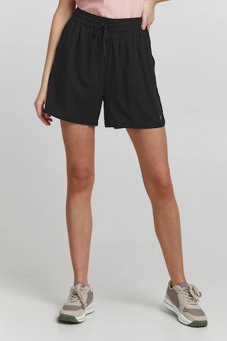 Oxmo Loose fit Pants 'Eldird' in Black: front