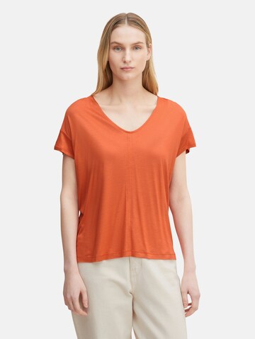 TOM TAILOR Shirt in Orange: front