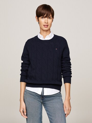 Pull-over TOMMY HILFIGER en bleu : devant