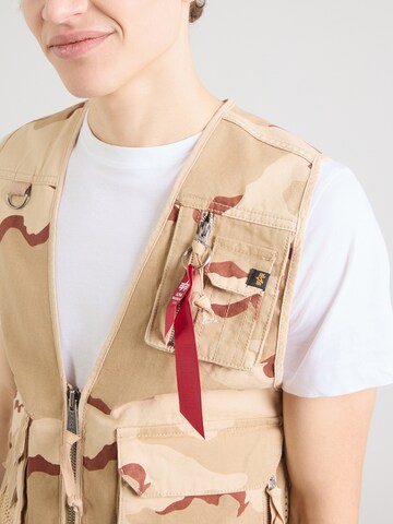 Gilet ALPHA INDUSTRIES en beige