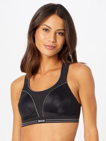 SHOCK ABSORBER Bustier Sportmelltartók 'Ultimate Run' - fekete: elől