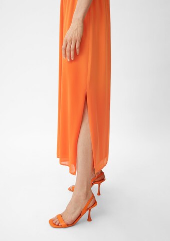 COMMA Kleid in Orange