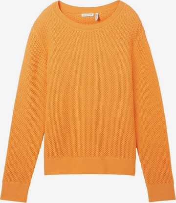 TOM TAILOR Sweater in Orange: front