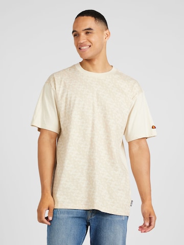 ELLESSE Shirt 'Ponzate' in Wit: voorkant