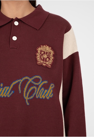 Pull-over 'Clubhouse' Prohibited en rouge