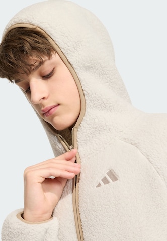 ADIDAS TERREX Athletic fleece jacket 'Xploric' in Beige