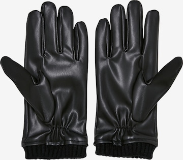 Urban Classics - Guantes con dedos en negro: frente