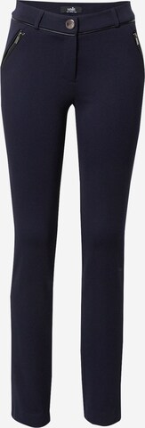 Wallis Slim fit Pants 'Ponte' in Blue: front