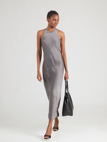 VILA Kleid 'VIRAVENNA' in Grau: Vorderseite