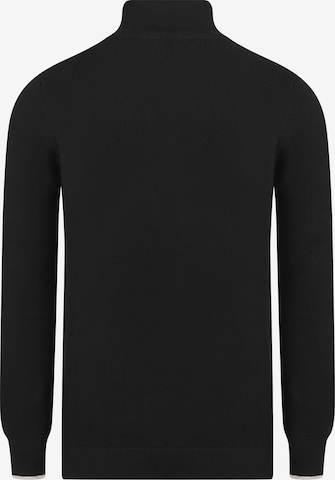 DENIM CULTURE Sweter 'Chester' w kolorze czarny