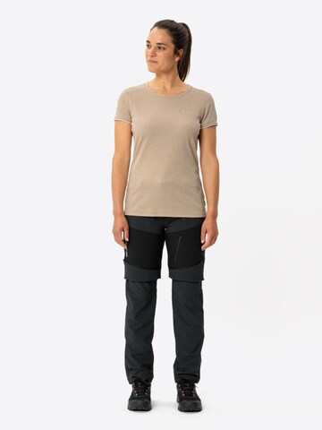 VAUDE Performance shirt 'Essential' in Beige