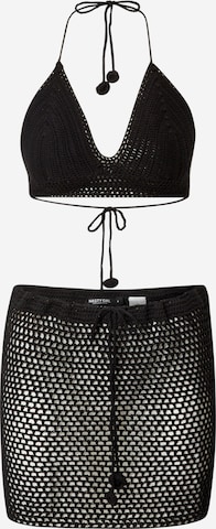 Triangle Bikini Nasty Gal en noir : devant