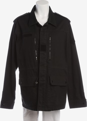 Saint Laurent Übergangsjacke 7XL in Schwarz: Vorderseite
