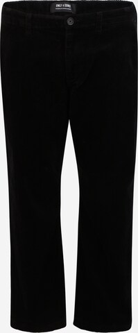 Only & Sons Big & Tall Regular Broek 'Ludvig' in Zwart: voorkant