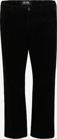 Only & Sons Big & Tall Regular Pants 'Ludvig' in Black: front