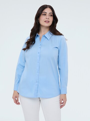 Chemisier Fiorella Rubino en bleu