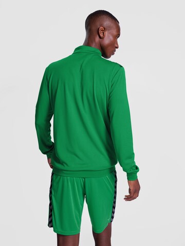 Hummel Athletic Zip-Up Hoodie in Green