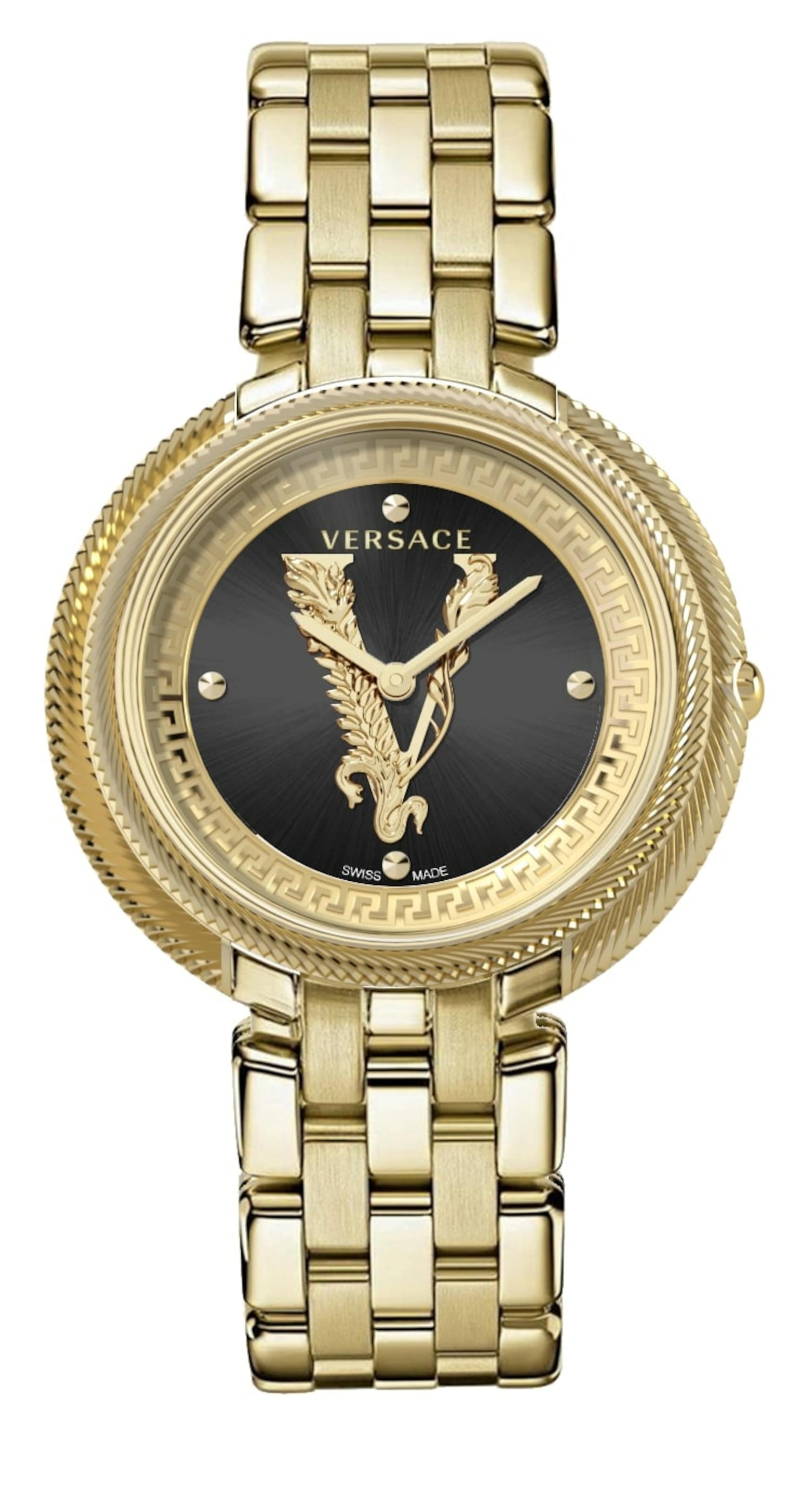 VERSACE Analoog horloge 'THEA' in de kleur Goud / Zwart, Productweergave