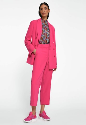 Regular Pantalon à plis TALBOT RUNHOF X PETER HAHN en rose