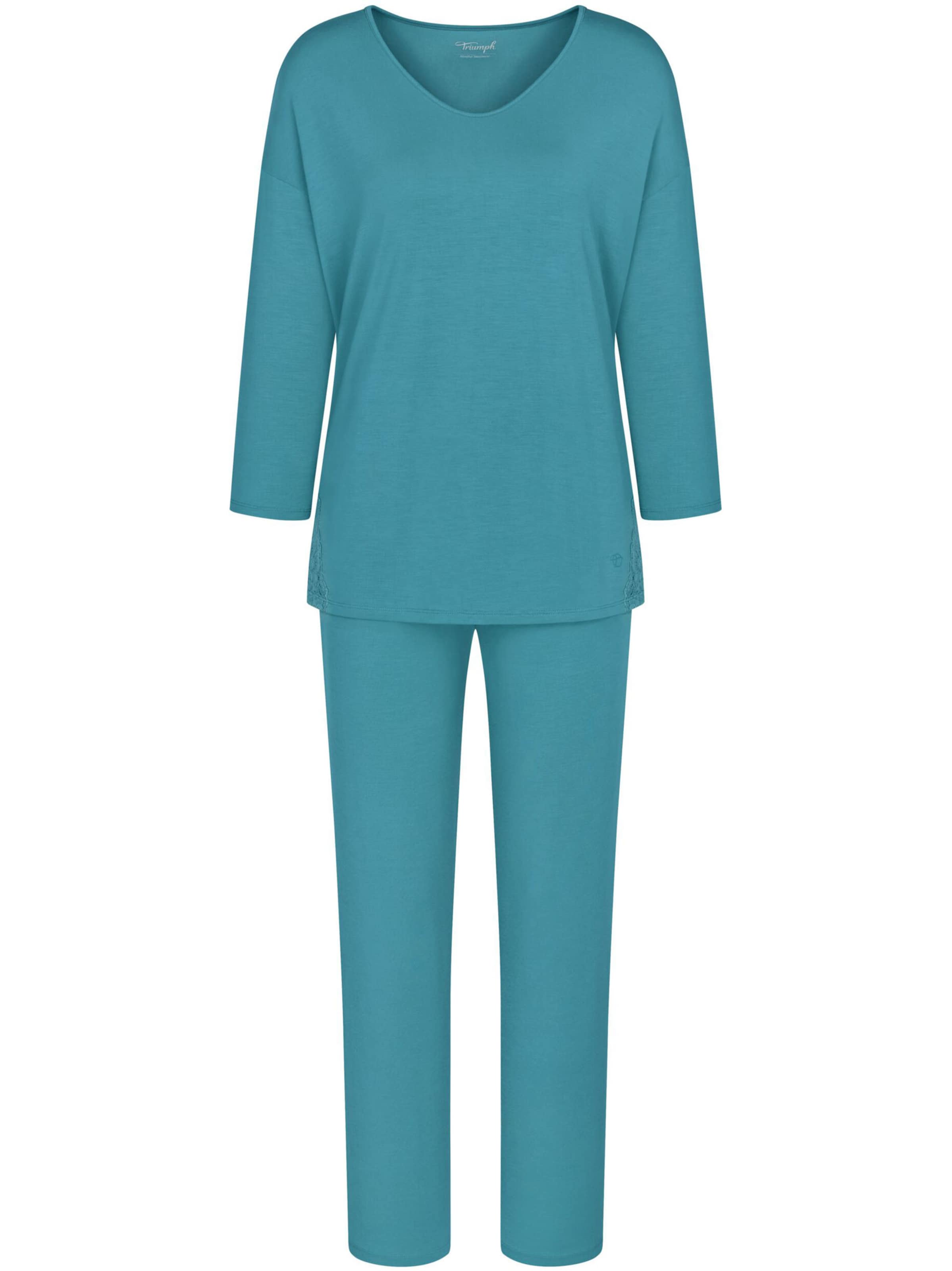 TRIUMPH - Pijama ' Timeless Sensuality ' en azul: frente