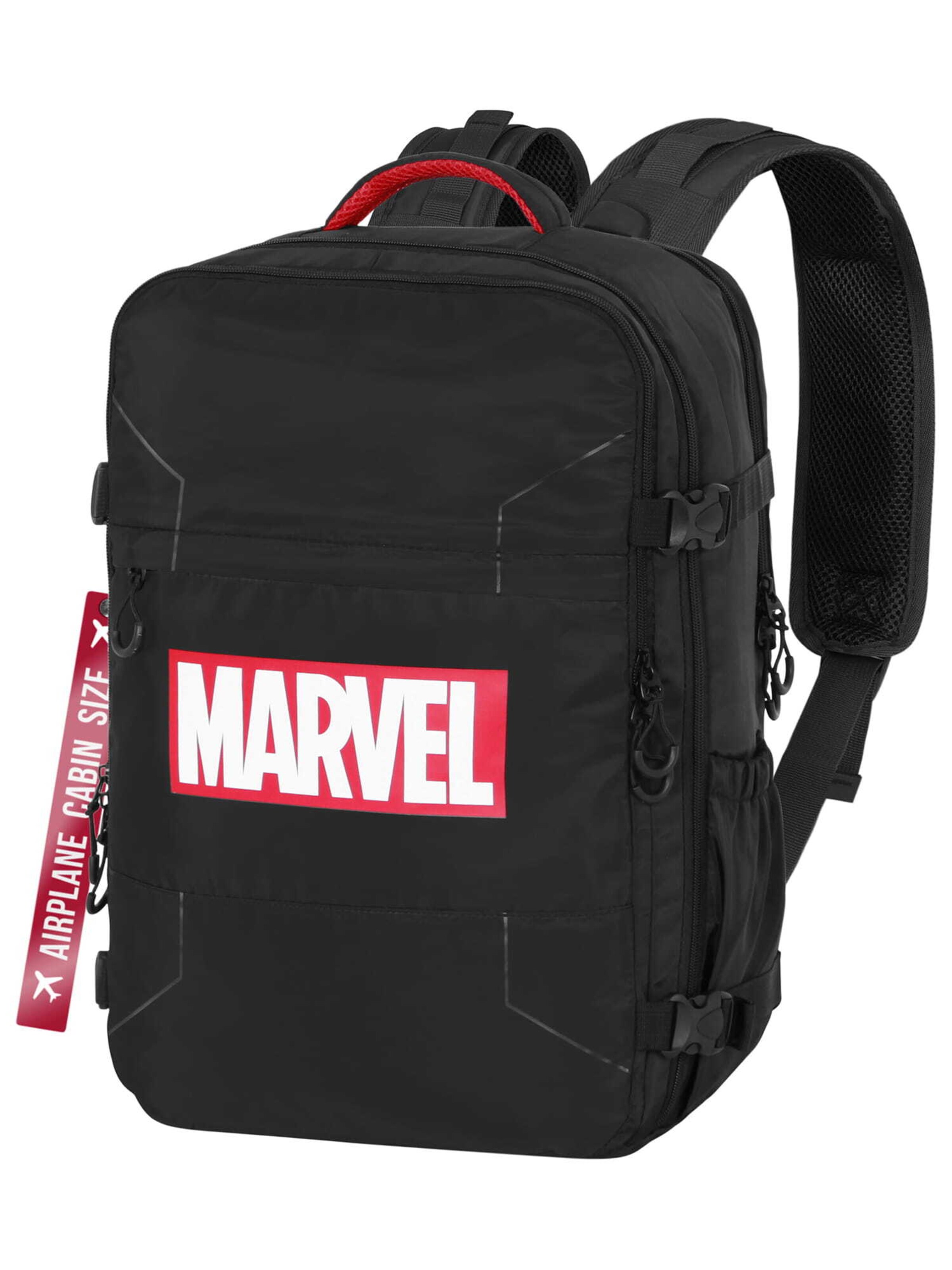 Sac à dos marvel en noir : devant