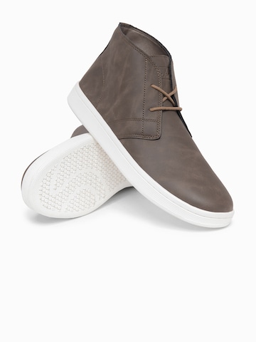 Ombre Sneakers hoog in Bruin
