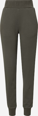 BJÖRN BORG - Tapered Calças de desporto em verde: frente