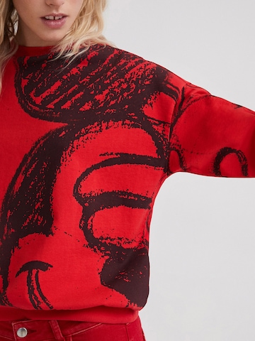 Desigual Sweatshirt in Red