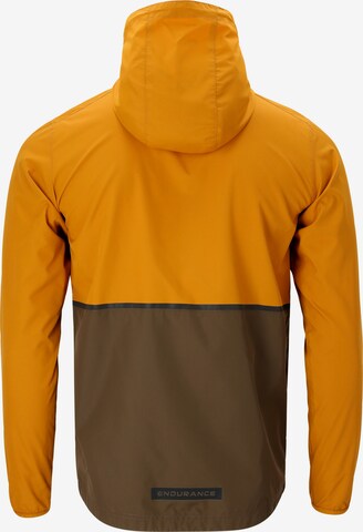ENDURANCE Athletic Jacket 'Hugoee' in Yellow