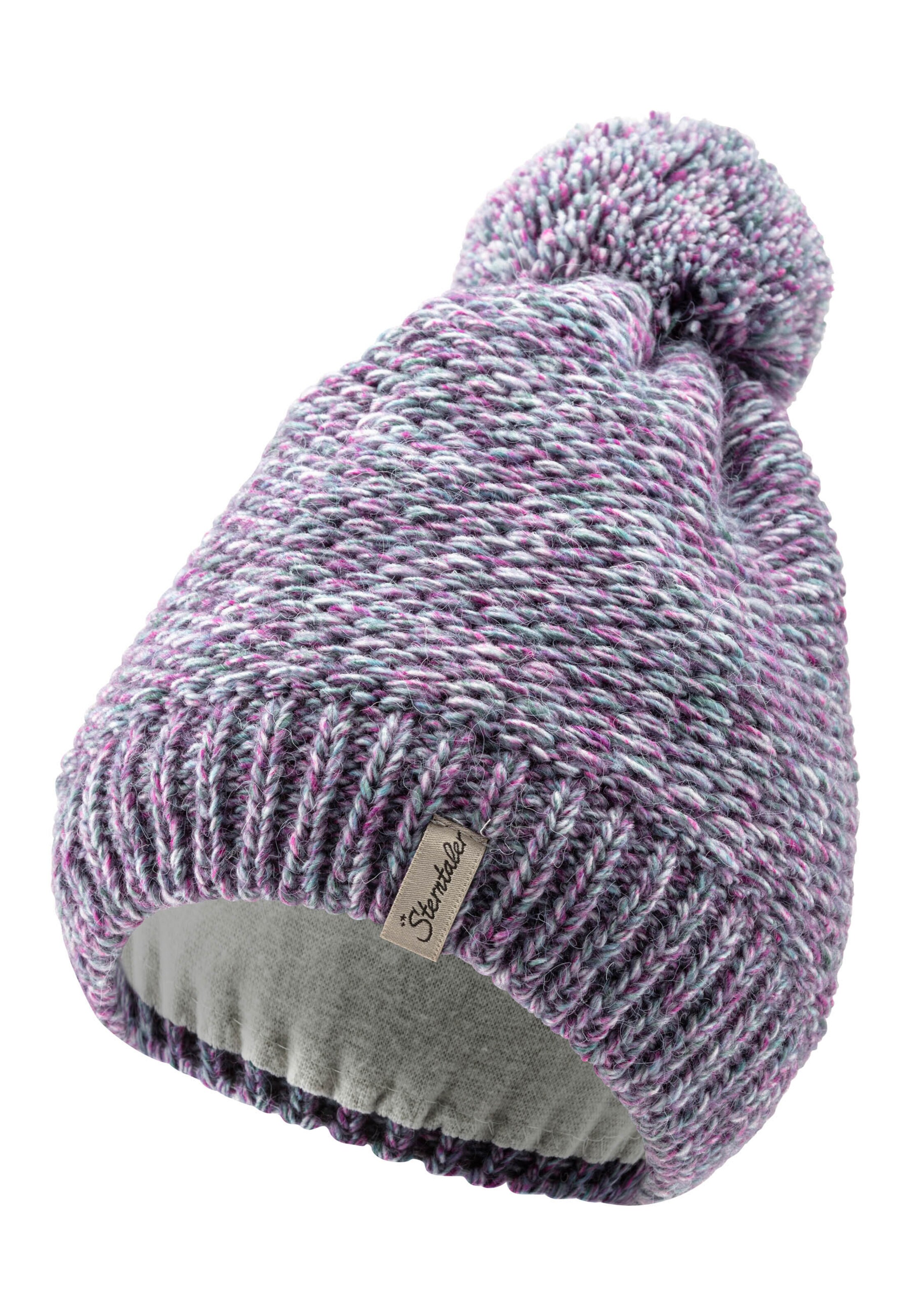 STERNTALER Beanie in Purple: front