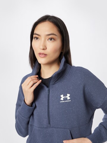 UNDER ARMOUR Sports sweatshirt 'Rival' in Grey