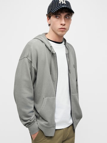 CONVERSE Sweatjacke in Grau